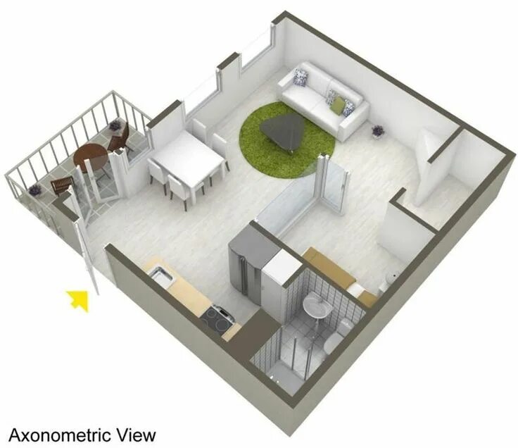 Квартира 34 кв м планировка Decorating Small Apartments: Life in 34 Square Meters Small apartment decorating