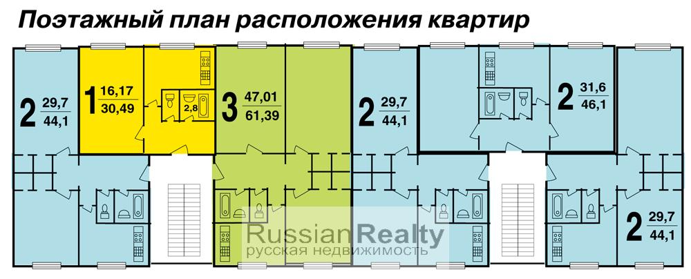 Квартира 5 этажка планировка Поэтажный план расположения квартир в 5-этажных панельных домах типовой серии К-