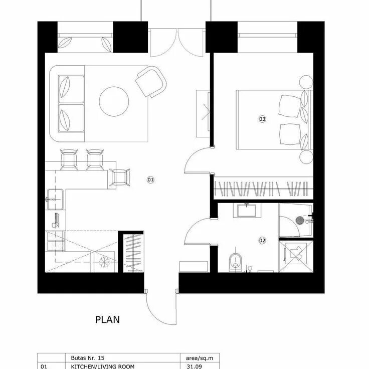 Квартира 50 кв м планировка Pin by Carmen Quintero on Decoración Floor plans, House floor plans, How to plan