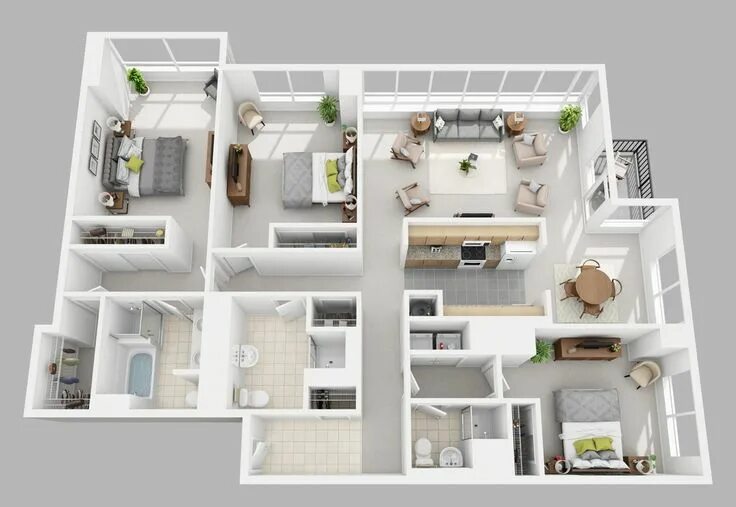 Квартира 6 комнат планировка Pin de sarah en floor plans Diseño de casas sencillas, Diseño casas modernas, Pl