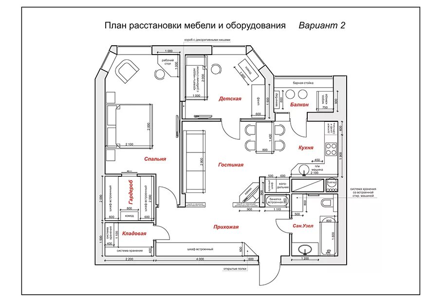 Квартира 80 кв м планировка Дизайн - проект трехкомнатной квартиры 80 кв.м.