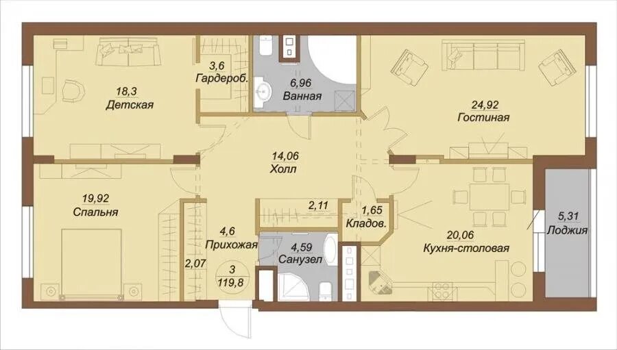 Квартира 90 кв м планировка Проект 3 комнатной квартиры 80 кв м