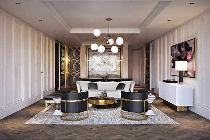 Квартира арт деко фото Art deco interior design living room, Art deco interior design, Interior deco