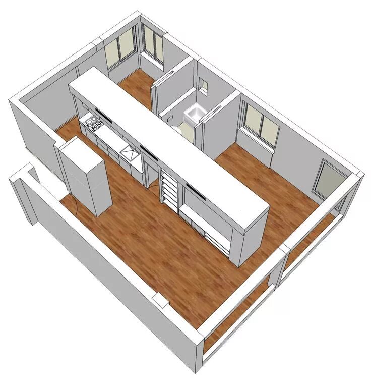 Квартира без планировки Pin em Ideas for the House