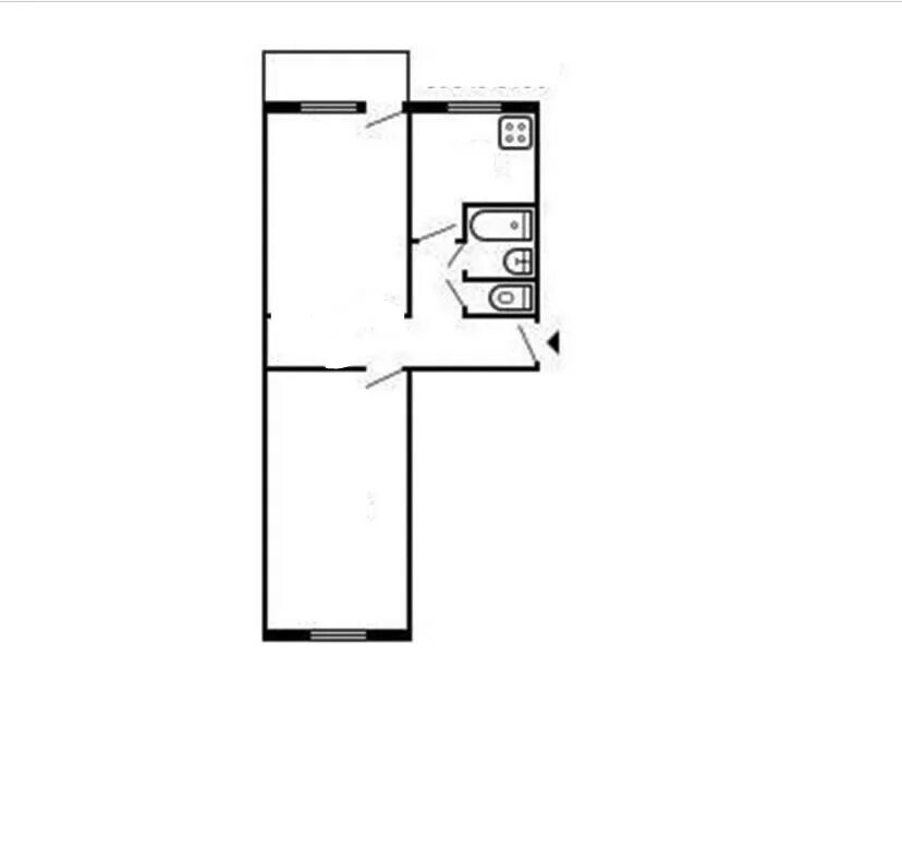 Квартира брежневка планировка 2 комнатная Купить 2-комнатную квартиру, 44 м² по адресу Республика Башкортостан, Уфа, улица