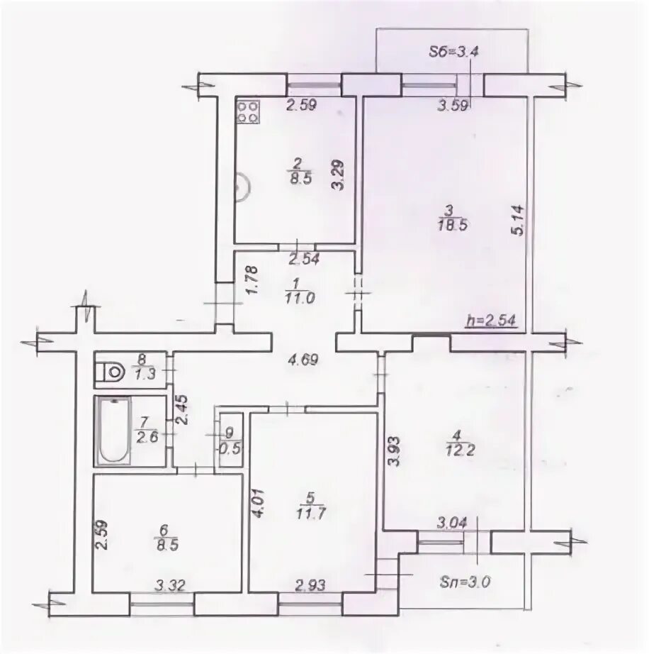 Квартира чешка планировка 2 На Центральной - Продажа квартир, комнат в Сумская область - OLX.ua