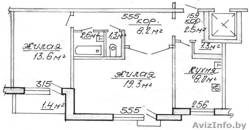 Квартира чешка планировка Квартира чешской планировки 3 комнаты фото EcoDM.ru