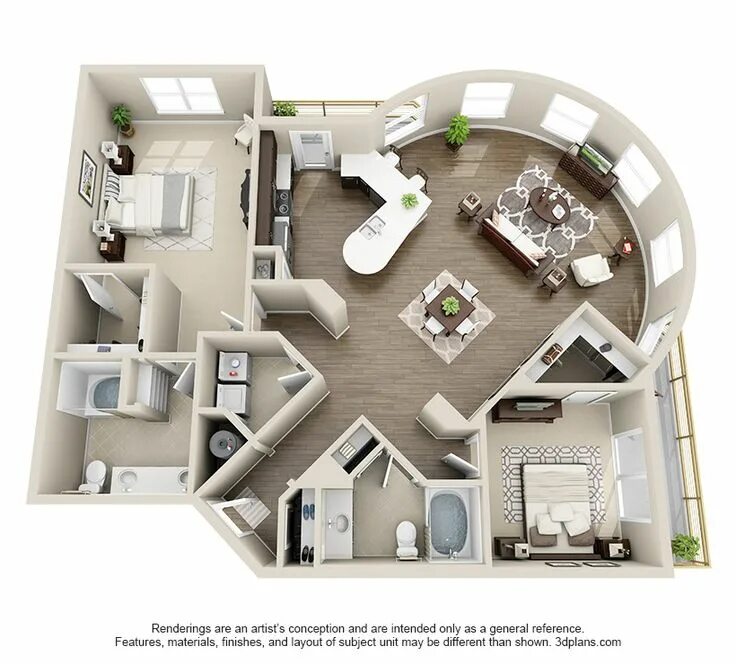 Квартира для большой семьи планировка The Elizabeth is the largest floor plan that Elizabeth Square has to offer. This