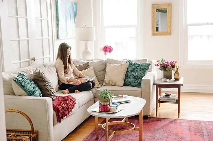 Квартира для девушки интерьер Jillian Bremer's San Francisco Home Tour San francisco houses, Home, Colourful l