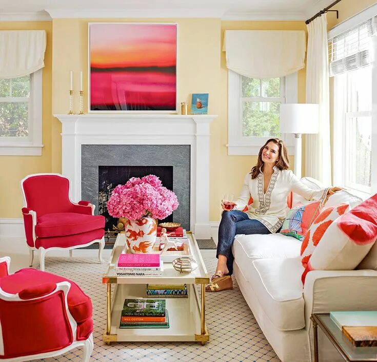 Квартира для женщины интерьер Tour Brooke Shields' Gorgeous Southampton Home Chic home, Home decor, Hamptons h