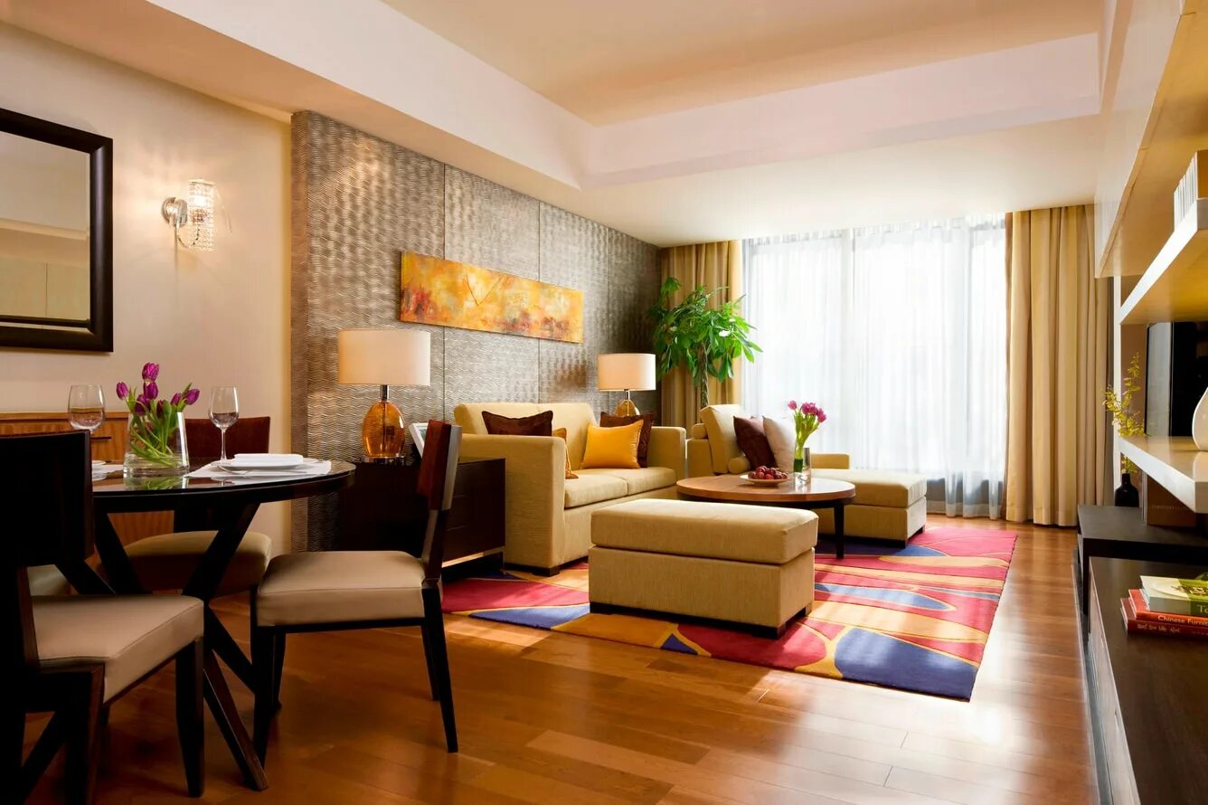 Квартира эконом класса интерьер The Sandalwood, Beijing - Marriott Executive Apartments