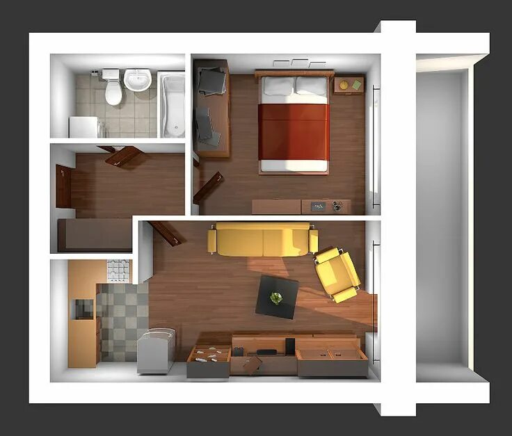 Квартира евродвушка планировка как выглядит фото Pin on Apartment mini / Квартира мини Apartment layout, Apartment, Layout