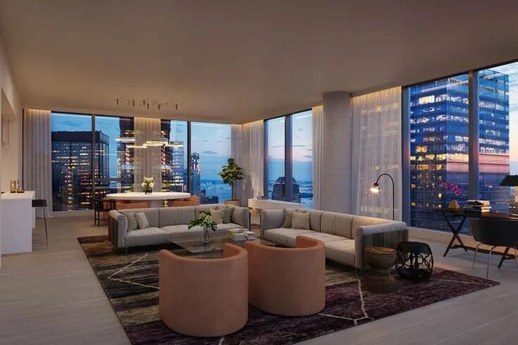 Квартира фото картинки Condos at Financial District’s 45 Park Place will average $3,400/square foot Hou