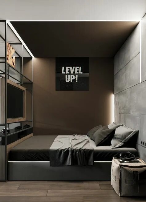 Квартира холостяка дизайн Sophisticated Single Room Decoration Ideas for Men