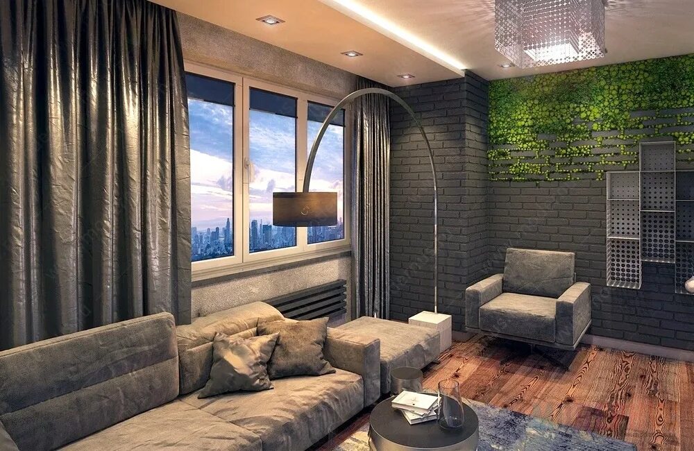 Квартира холостяка дизайн Стиль лаунж в интерьере дома * Модернус.ру