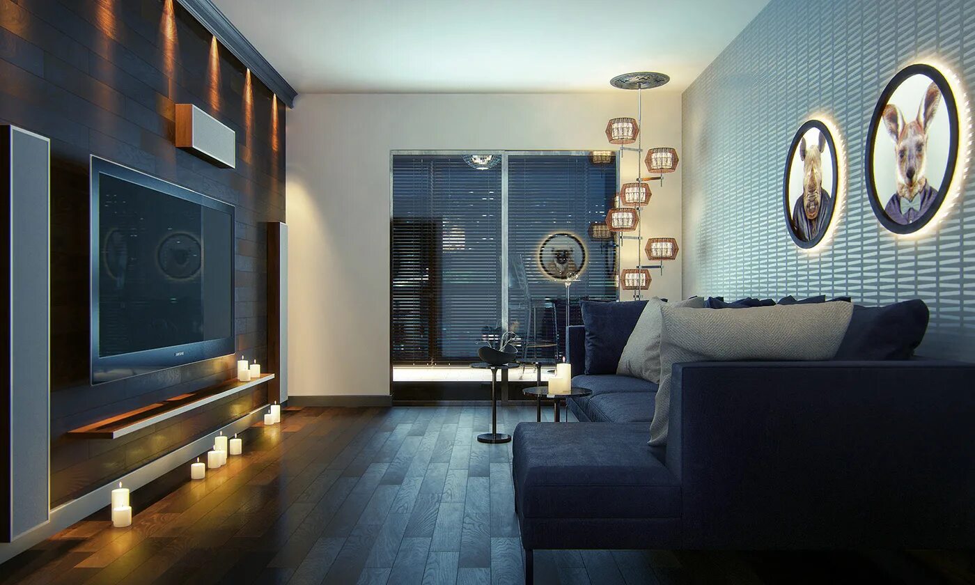 Квартира холостяка дизайн Квартира холостяка (4) Images :: Behance