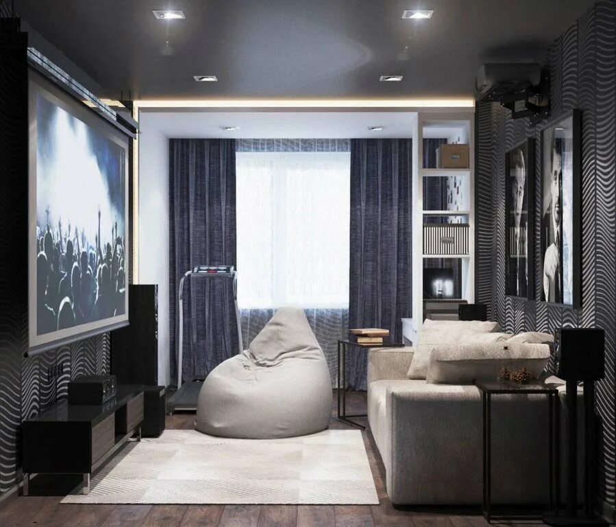 Квартира холостяка дизайн Дизайн-проект RD14 для ремонта квартиры РуВитСтрой