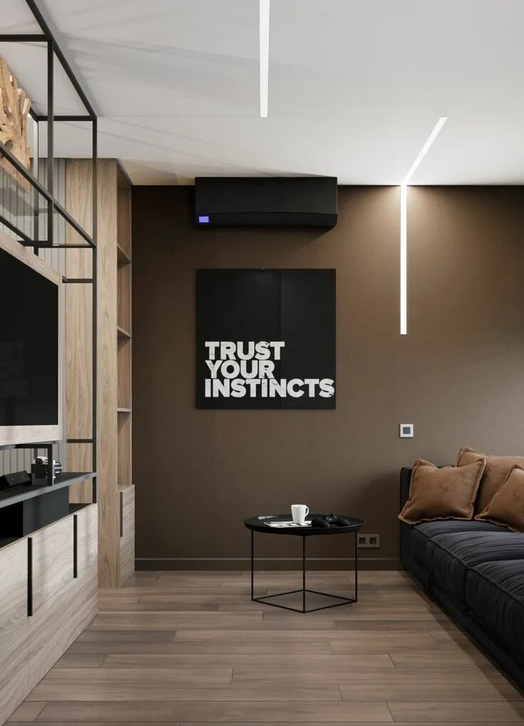 Квартира холостяка дизайн Универсальный стеллаж, автор Евгений Жданов, конкурс "интерьер с нестандартными 