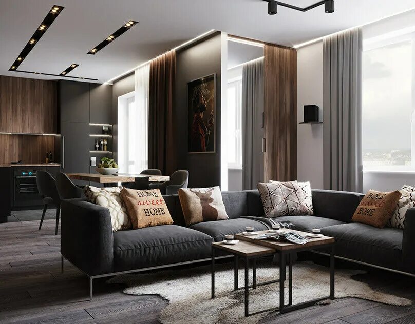 Квартира холостяка дизайн Дизайн квартиры холостяка: стили, правила, рекомендации