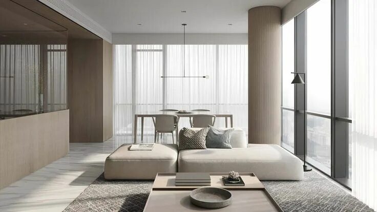 Квартира интерьер 2023 Neutral, Modern-Minimalist Interior Design: 4 Examples That Masterfully Show Us 