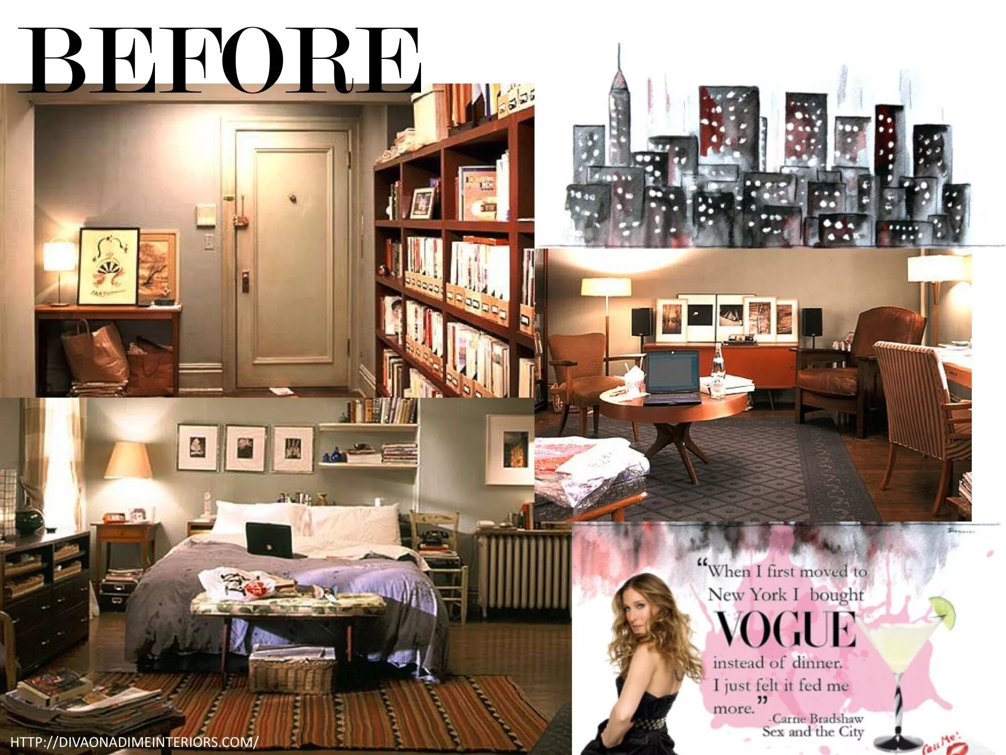 Квартира кэрри планировка Original apartment of Carrie Bradshaw Interior architecture design, Interior arc