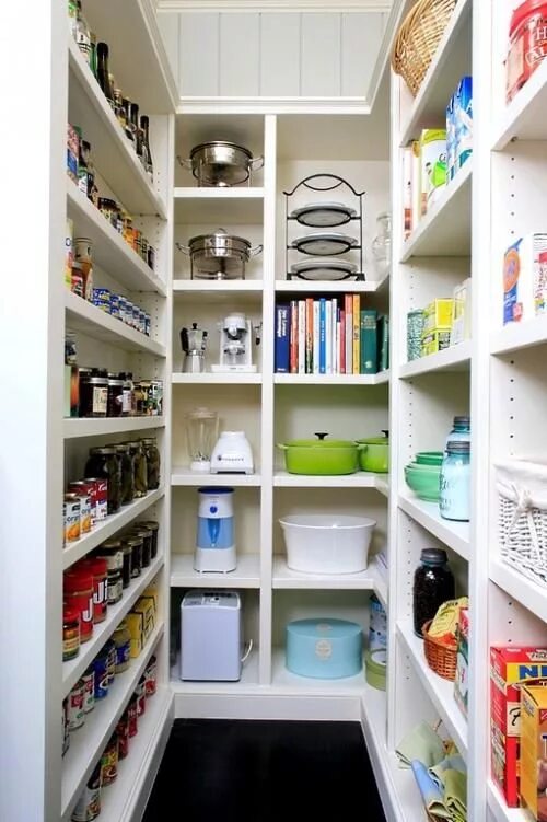 Квартира кладовка фото 10 вариантов организации пространства кладовой Pantry design, Pantry shelving, P