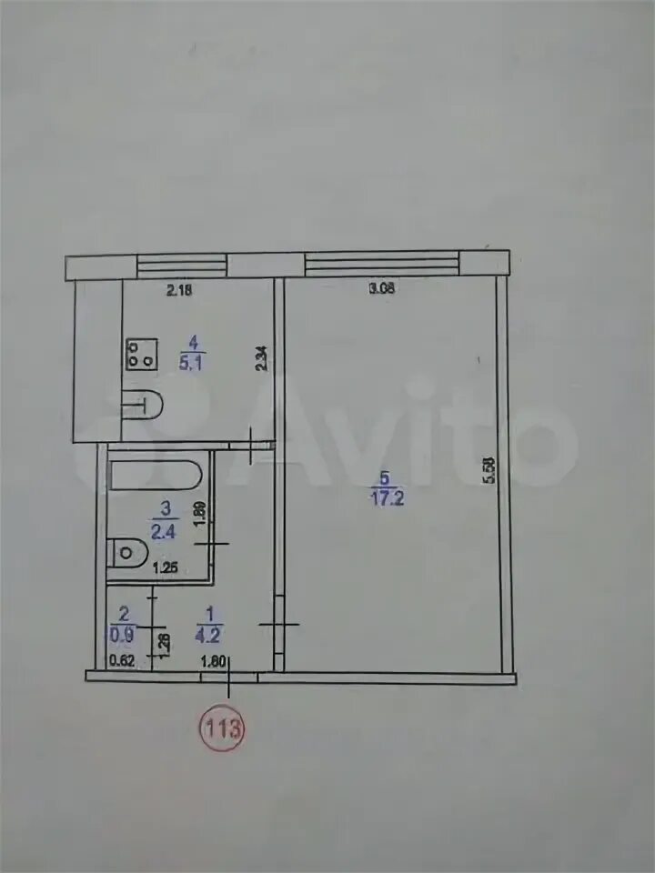 Квартира малосемейка планировка 1-к квартира, 30 м², 1/9 эт. на продажу в Заринске Купить квартиру Авито