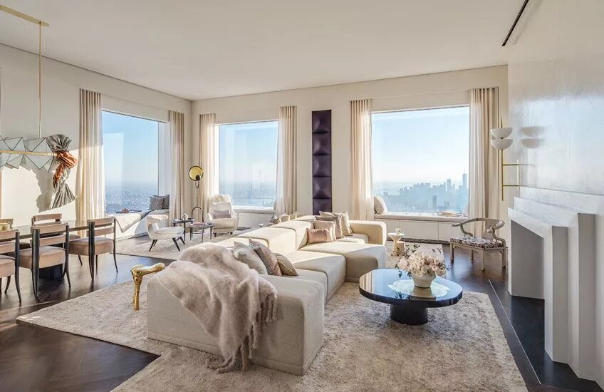 Квартира мечты фото Neutral Living Rooms Ideas Neutral Decoration Penthouse design, Luxury penthouse
