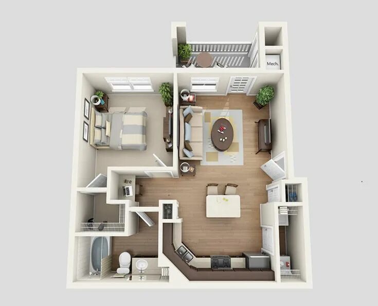 Квартира мечты планировка 3D Furnished Sims 4 lots Apartment floor plans, Apartment layout, House plans