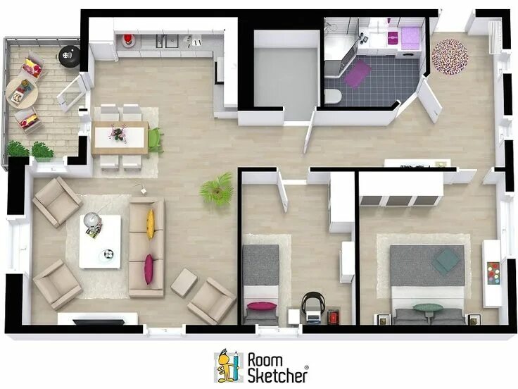 Квартира мечты планировка Customize 3D Floor Plans Condo floor plans, Floor plans, House plans