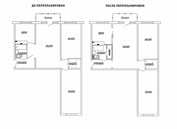 Квартира московской планировки 3 комнаты Перепланировка, согласование и реконструкция квартир КОВСТАЛЬ Floor plans, Diagr