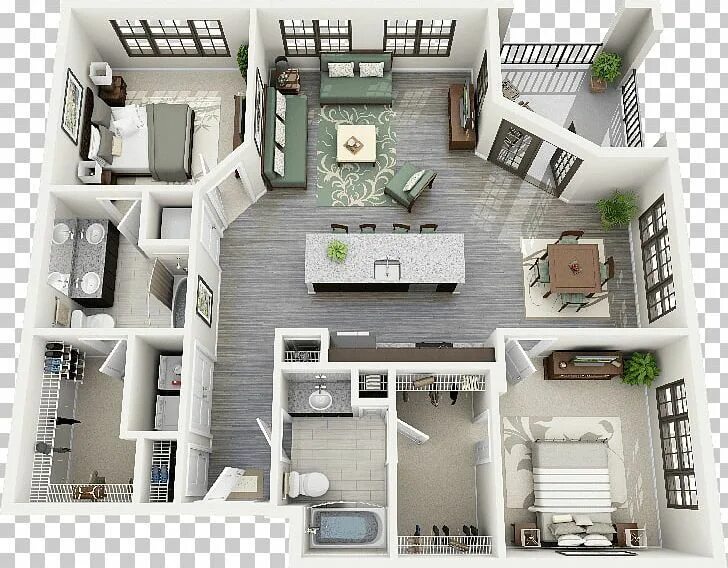 Квартира планировка для семьи The Sims 4 The Sims 2 House Plan Interior Design Services PNG - 3d floor plan, a