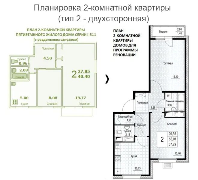 Квартира по реновации планировка 2 комнатная Виды планировок квартир и их названия - Гранд Проект Декор.ру