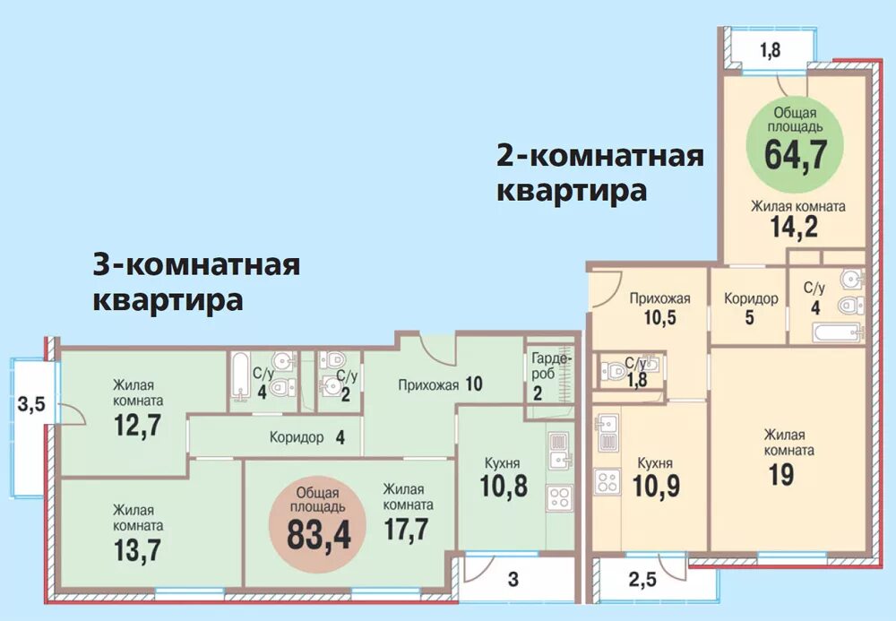 Квартира по реновации планировка 2 комнатная Вопрос на миллион. Каким будет новое жильё по программе реновации? Аргументы и Ф