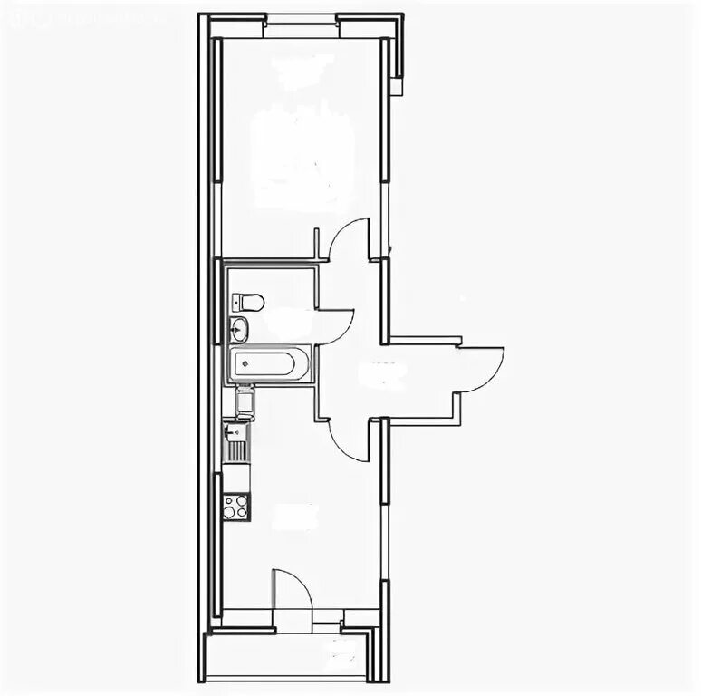 Квартира распашонка планировка 1 комнатная фото Купить 1-комнатную квартиру 35 м² в ЖК "Люберцы" по адресу Люберцы, Вертолётная 