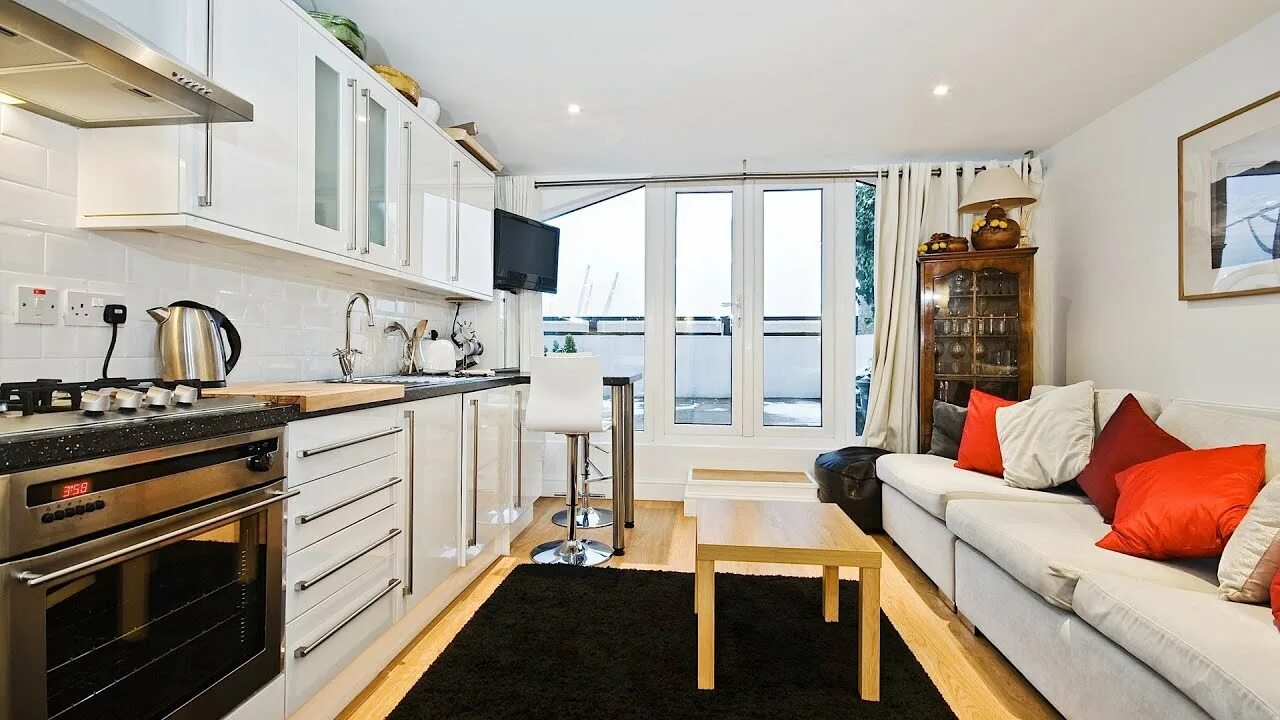 Квартира ремонта мебелью фото How to Arrange Furniture in Studio Apt. Interior Design - YouTube