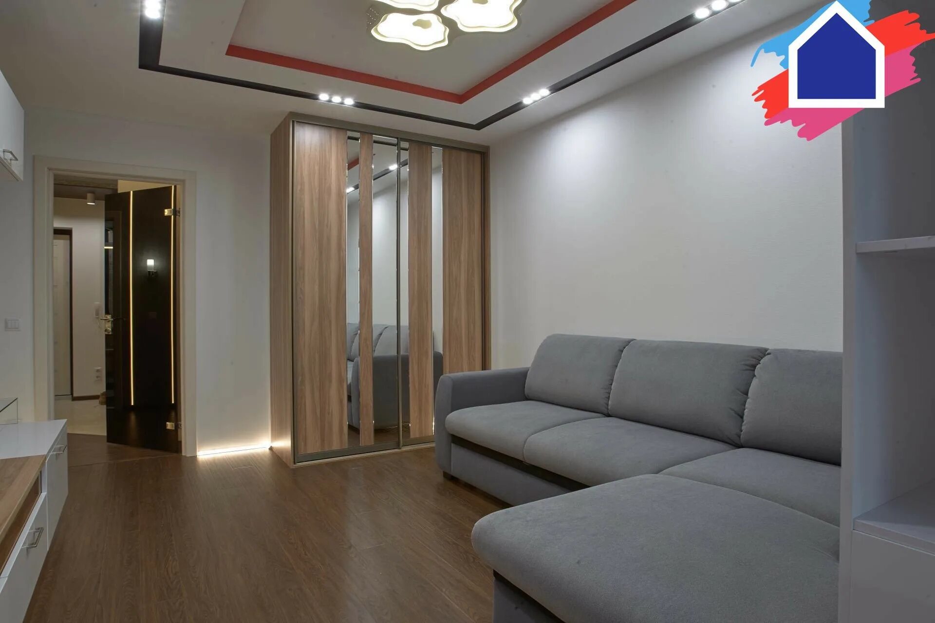 Квартира ремонта мебелью фото Купить 2-комнатную квартиру, 53 м² по адресу Краснодар, улица им. 40-летия Побед