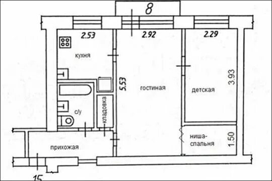 Квартира со смежными комнатами планировка Перепланировка хрущевки в 2023 г Планы небольших квартир, Ремонт, Планировки