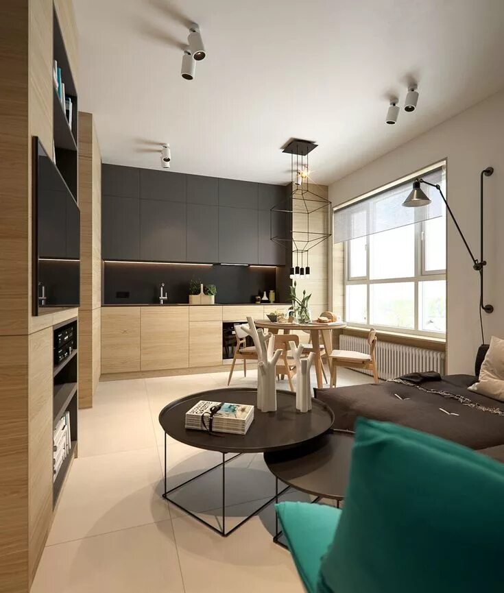 Квартира студия дизайн интерьера Новости Small apartment design, Apartment interior, Small apartment interior