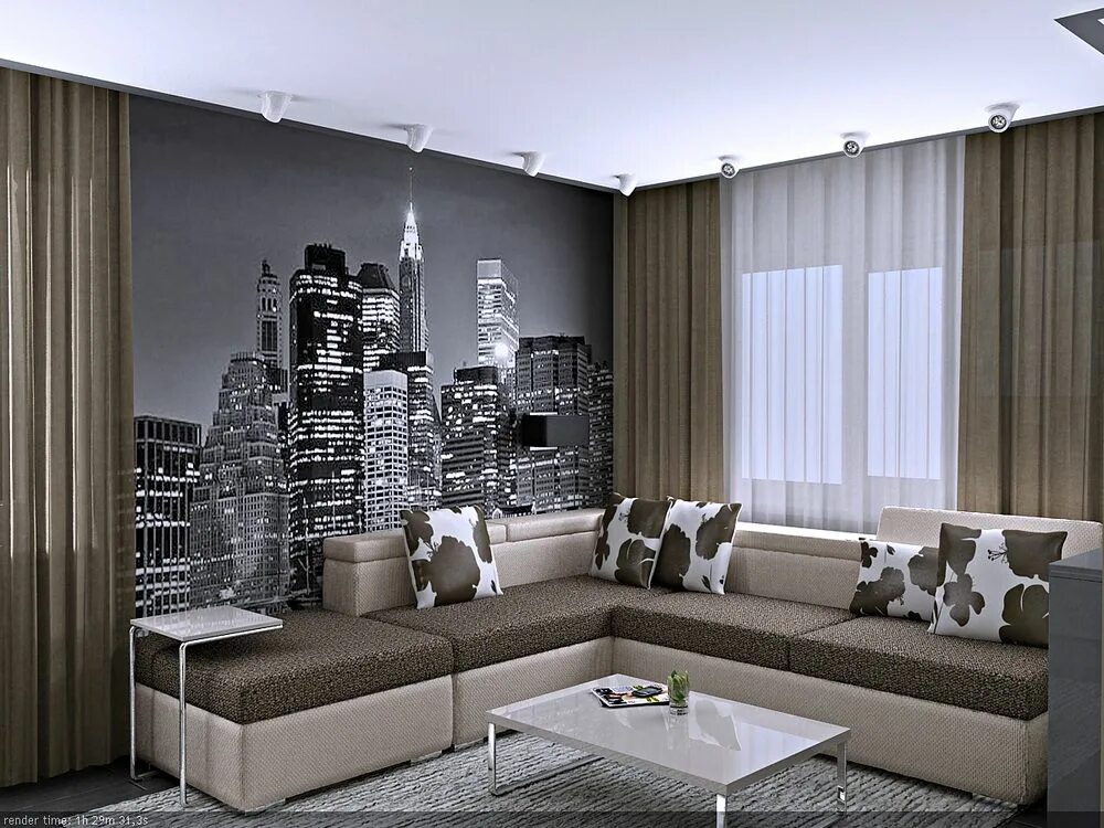 Квартира студия фото обои Уютный дом 3