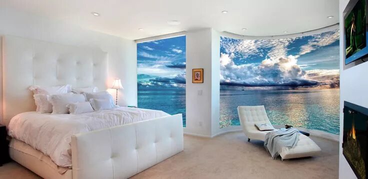 Квартира студия фото обои фотообои море House design, Interior design, Design