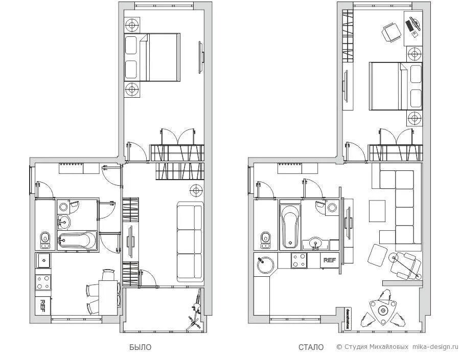 Квартира трамвайчиком планировка двухкомнатная хрущевка дизайн спальни Варианты перепланировки двухкомнатной хрущевки