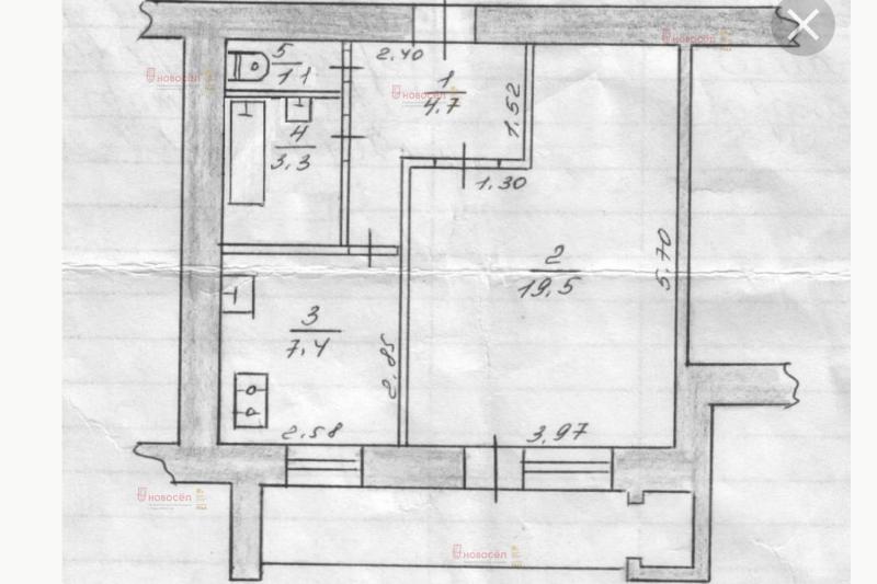 Квартира улучшенной планировки план Купить 1-комн квартиру, 34 м², 5/9 этаж, Свердловская область, Верхняя Пышма, Ус