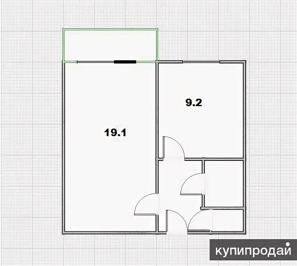 Квартира ульяновской планировки в тольятти 1-к квартира, 37 м2, 6/10 эт. в Саранске