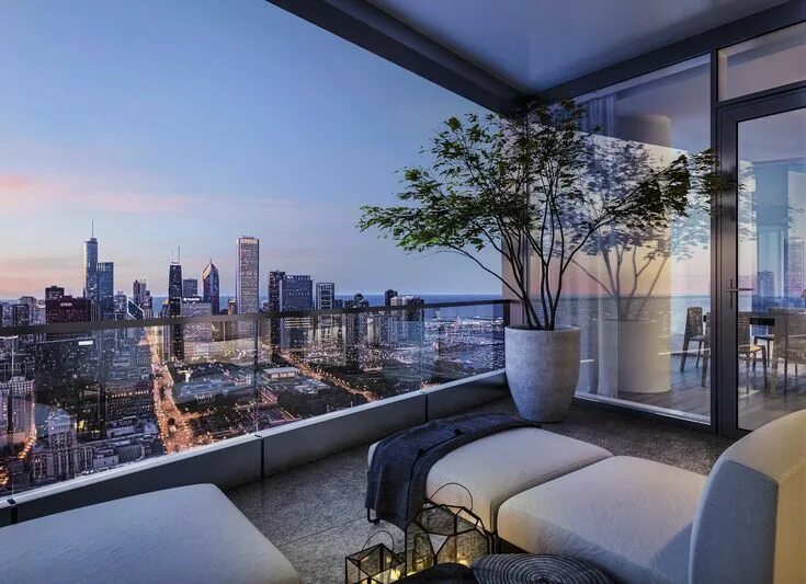 Квартира в городе фото Top 6 Luxury Penthouses In Chicago - Preview Chicago Penthouse condo, Luxury hom