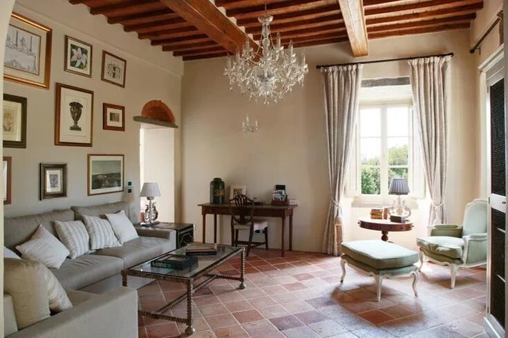 Квартира в итальянском стиле дизайн фото Terra Cotta Floors Centsational Style Mediterranean home decor, Tuscan decoratin