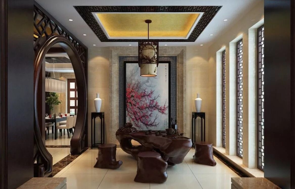 Квартира в китайском стиле дизайн фото Интерьер в китайском стиле Asian interior design, Chinese style interior, Small 