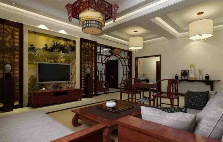 Квартира в китайском стиле дизайн фото Asian Style Decor Asian interior design, Interior design bedroom, Chinese style 