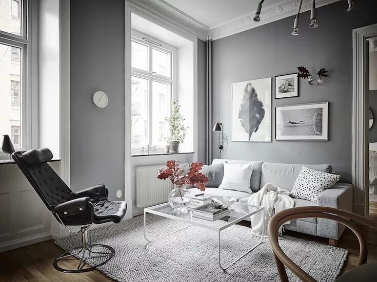 Квартира в сером стиле фото my scandinavian home: Embracing the grey, Swedish style Living room grey, Living