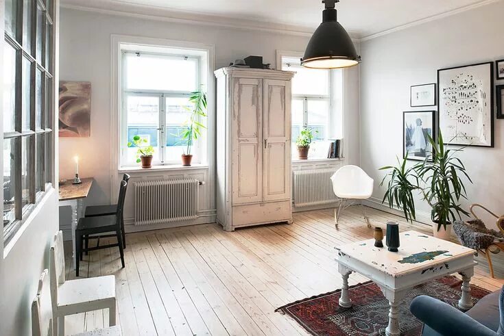 Квартира в скандинавском стиле фото Le style néo-rustique en décoration d'intérieur - Turbulences Déco Scandinavian 